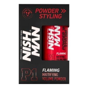 Nishman матова пудра для об’єму P1 Flaming 20 г