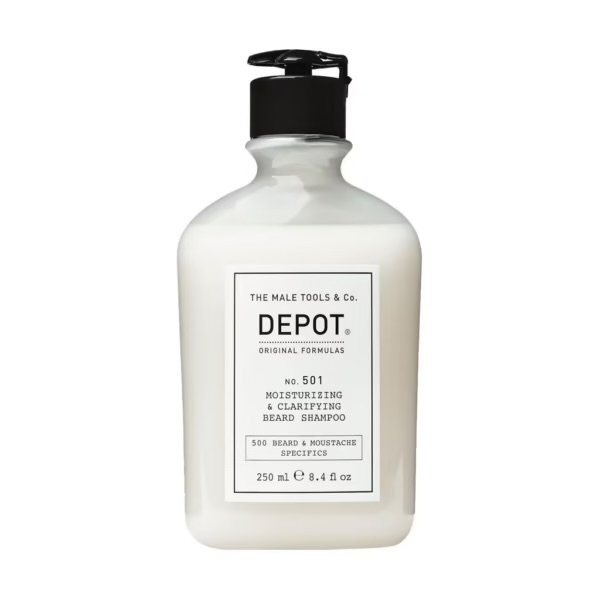 Depot 501 шампунь для бороди зволожуючий та очищуючий 250 мл
