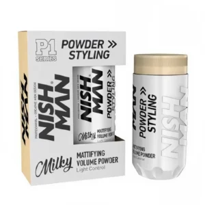 Nishman Пудра для створення об'єму матова P1 Milky 20 г